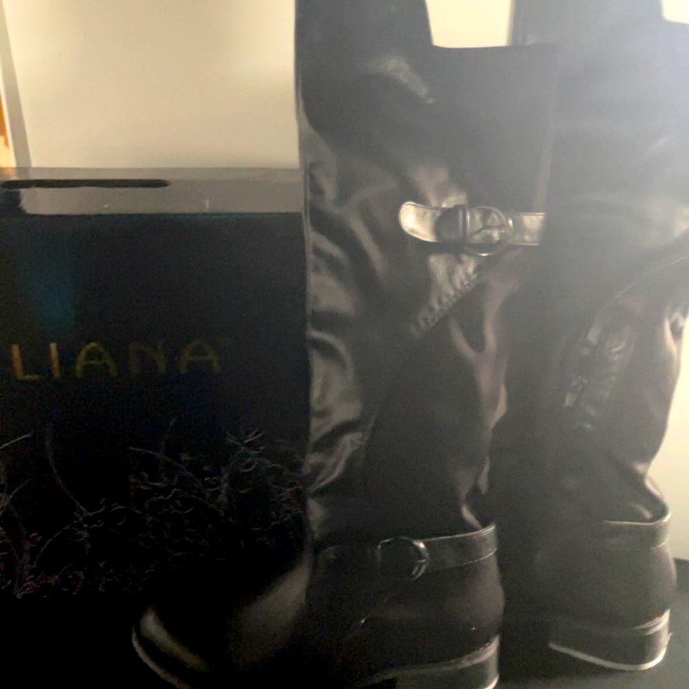 Boots with two buckles